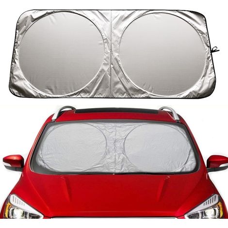 Le pare-soleil de pare-brise est durable, bloque le vent et protège l'intérieur de la voiture. (1/5)