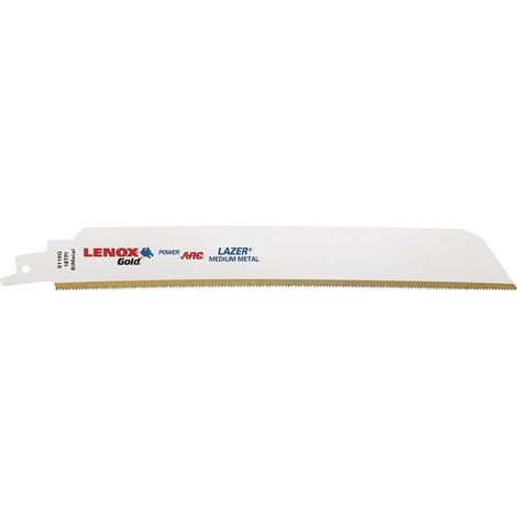 Lame de scie sabre Gold Lazer® longueur 229 mm largeur 25 mm graduation de dent