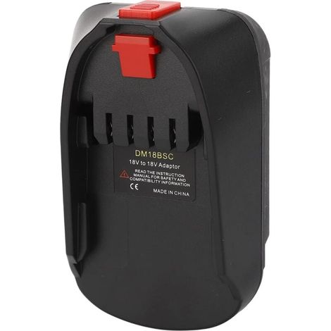 Convertidor de batería de litio, conexión de seguridad ABS precisa. Adaptador de batería de litio de 18 V DM18BSC Bosch C Tool. Uso de Dewalt a Bosch. (1/4)