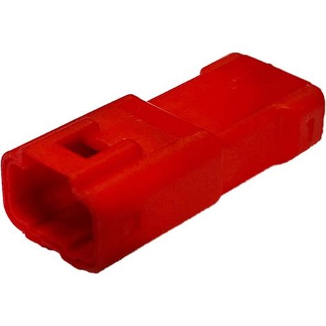 Connettore JWPF femmina  porta maschio 4 vie rosso