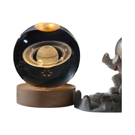 Boule Lumineuse - Veilleuse Usb Rgb Et Lumiere Chaude - 6 Cm - Pour Chambre Enfant Bureau - 1 Piece (1/5)