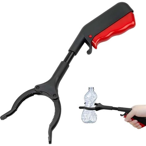1 Piece Metal Object Pick Up Pliers, Reinforced Non-Slip Gripper, Length 30 cm, for Elderly People and Children (1/5)