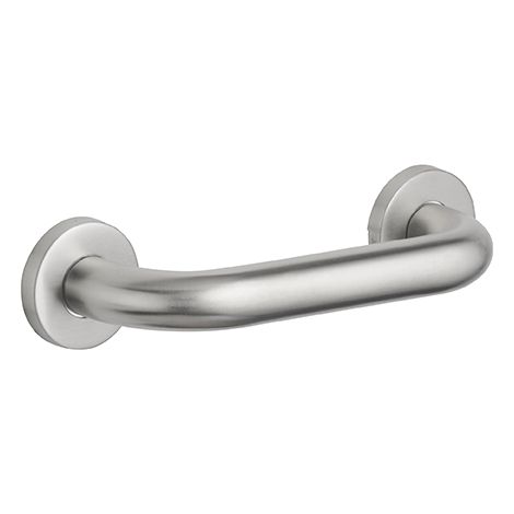 Thirard – Barre de maintien inox 304 200mm Ø25mm – Finition brossée – Pour fixation murale dans espaces confinés