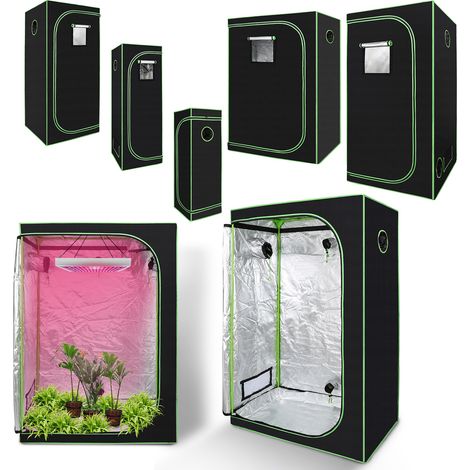 TolleTour Growbox Serre Tente de culture de plantes d'intérieur Tente de culture Armoire de culture Chambre noire Propagateur Armoire de culture, 40x40x120 cm
