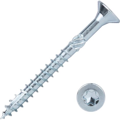 Spanplattenschrauben Verzinkt 4 x 40 mm Torx 20 Teilgewinde -
