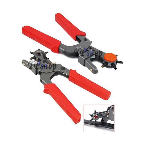 PINZA FUSTELLATRICE FORATRICE A FUSTELLA PER CINTURA BUCARE FORARE FARE BUCHI