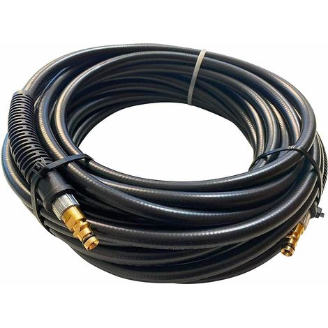 Tuyau haute pression pour tous les nettoyeurs haute-pression Kärcher K2 K3 K4 K5 K6 K7 Home & Garden Series à partir de 2008 avec système d'emboîtement Click Quick Connect, comme 2.641-721.0 (10M) (1/5)