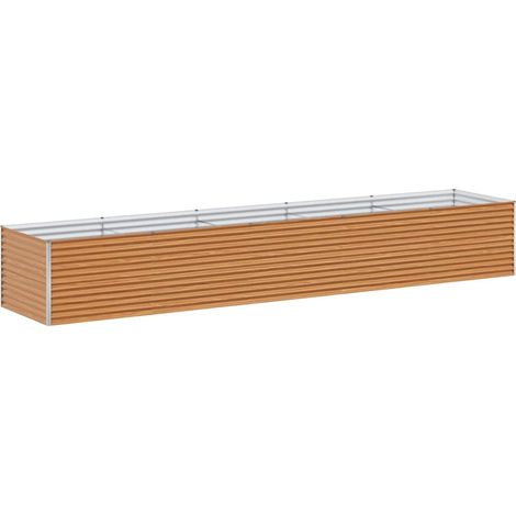 Maison Exclusive - Letto rialzato da giardino 485 x 100 x 68 cm Acciaio zincato