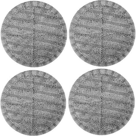 Almohadilla de microfibra de repuesto para fregona eléctrica (gris, 4 unidades para los modelos G29 y G28, apta para reemplazar una almohadilla de fregona de 6,3 pulgadas de diámetro). (1/5)