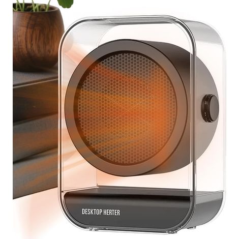 Radiateur Électrique Chauffage Rapide Portatif Multi-Niveaux Fournitures Chauffage De Bureau Pour Bureaux Maison Garage Camping-Car Camping Animalerie Chauffage D'Hiver (1/5)
