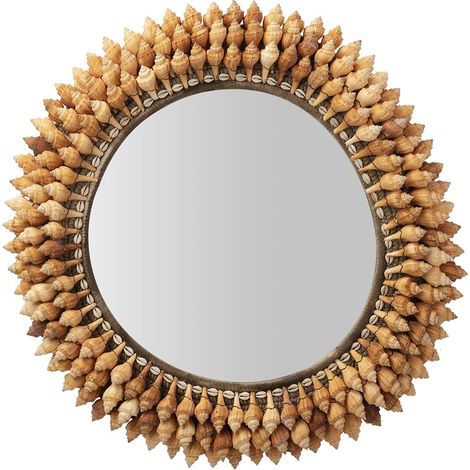 Brauner Muschelspiegel 90X3X90 Cm (1/5)