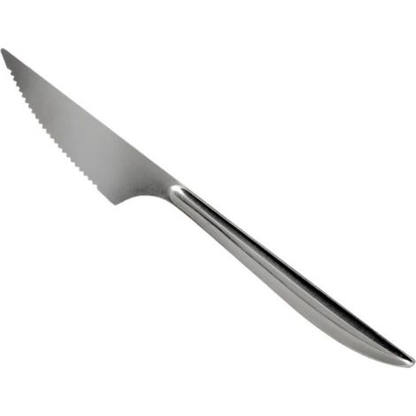 Lot de 50 Couteaux Acier Inoxydable Léger 18,1 cm - Qualité Alimentaire - Réutilisables et Solides - Parfaits pour Cantines, Restaurants, Buffets, Écoles et Collectivités (1/3)