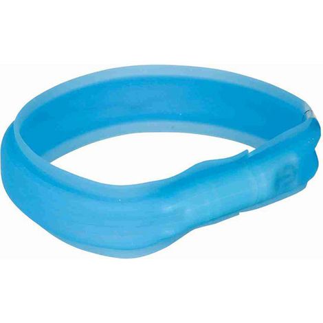 Collar LED para Mascotas Trixie Flash USB Azul L/XL (1/5)