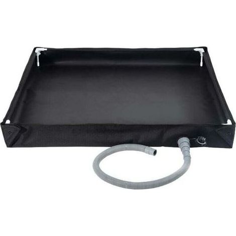 Kaelt - Base De Douche Pliable Pour Camping, Bac De Douche Portable, Bac Douches Pliable Camping Car, Base De Bain Avec Tuyau De Drain Drainage - Panage De Bases De Douches De Camp Portable Avec Tuyau (1/4)
