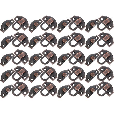 24 Pieces Accessory Hardware Projects Closure Jewelry Latches Vintage