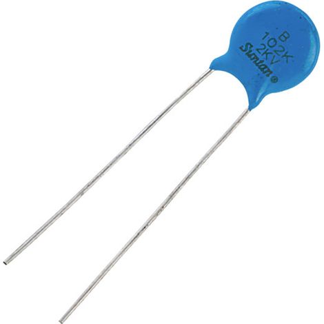 Suntan TS16003D102K8BPB0R Condensateur céramique 1 nF 2000 V 10 % (L x l) 5 mm x 8 mm 1 pc(s)