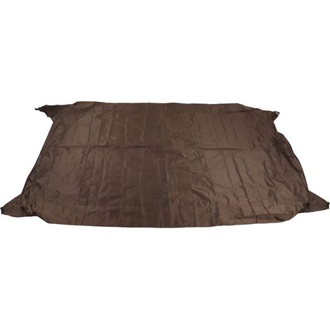 Housse de Protection pour Table de Ping-Pong, Imperméable et Anti-UV pour Jardin et Terrasse, Couverture Marron (1/5)
