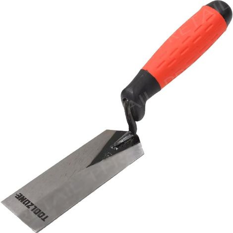 Toolzone 2" Margin Trowel Set Soft Grip Plasterers Corner Plastering Tool