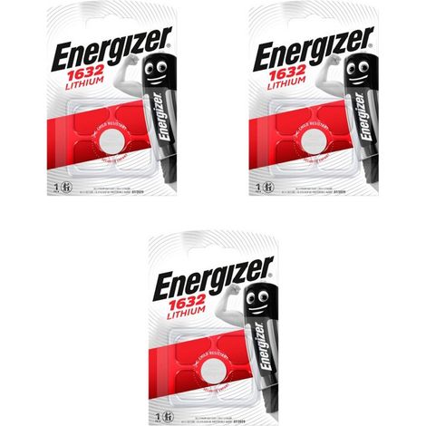 .Energizer CR1632 3V au lithium.