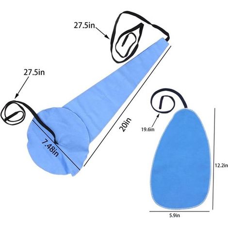 Set di 2 panni per la pulizia e la lucidatura del sassofono, adatti per sassofono contralto, tenore, soprano e altri strumenti a fiato. Dimensioni: 46 x 12 cm / 30,5 x 17 cm (blu). (1/4)
