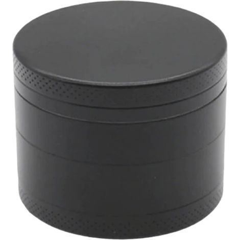 Broyeur manuel à épices et herbes aromatiques – Broyeur à herbes durable et facile à prendre en main (50 mm), noir (1/4)