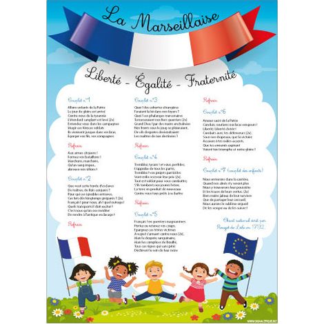 AFFICHAGE ECOLE PRIMAIRE LOI BLANQUER (DEV0012) - Papier Poster - 300 x 420 mm