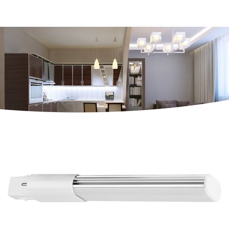 Ampoule LED G23 6W Blanc Chaud, Lampe Tube Horizontale Encastrée à 2 Broches, Éclairage Économique