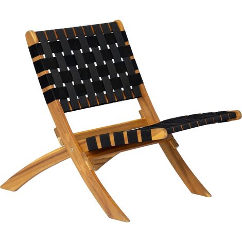 Nordlys - Fauteuil Interieur Exterieur en Acacia Massif et Corde
