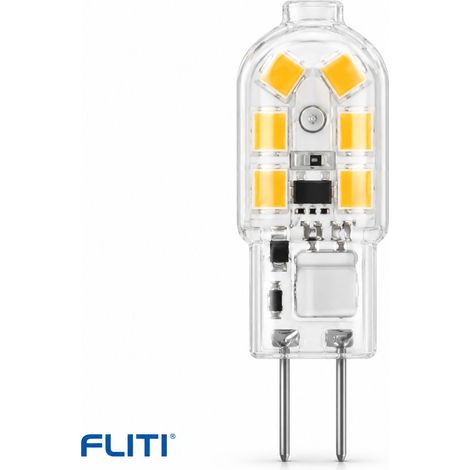 FLITI Ampoule G4 LED 12V 1.5W Blanc Chaud 3000K 160lm Non Dimmable Lot de 10 (1/5)