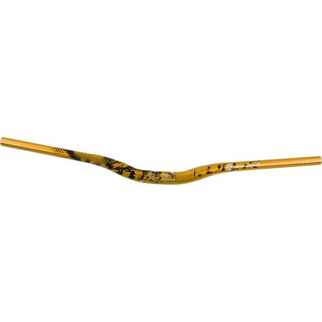 Guidon de remplacement Wheel Track en alliage d'aluminium, rehausseur de guidon pour vélo, diamètre de montage 31,8 mm, jaune (1/5)