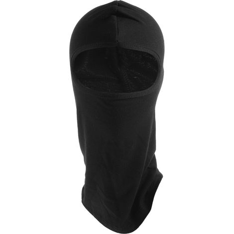 Pasamontañas negro de algodón para mujer, resistente al viento, ideal para deportes al aire libre, 1 unidad.