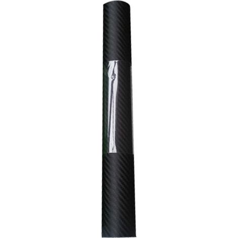 127 cm 3D-Carbonfaser-Wechselaufkleber für silberne Autokarosserie 10 cm (1/5)