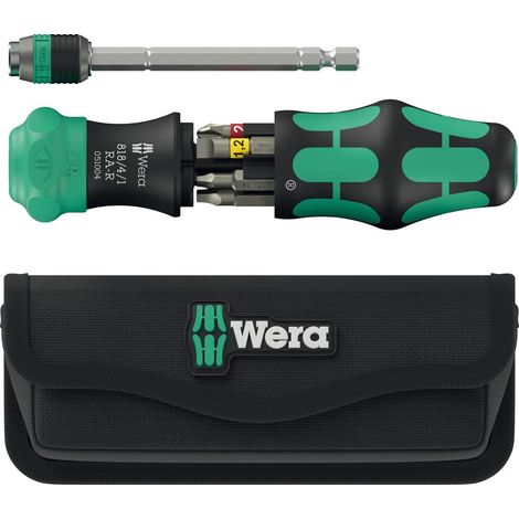 Wera Kraftform Kompakt 26 RA-R con bolso, 6 piezas