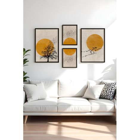 Quadro da parete in MDF con cornice Painting Multicolore
