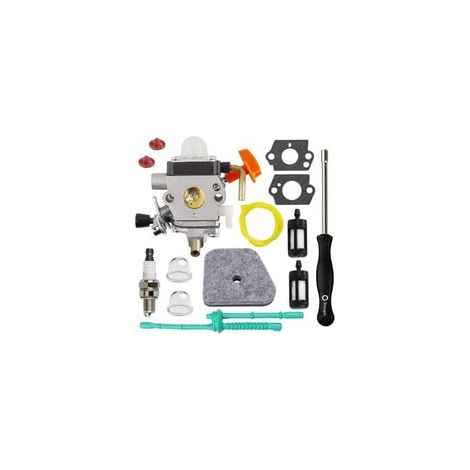 Kits de carburateur pour tondeuses à gazon à carburateur FS90, FS110, HT101, FS130, FS100, KM110R, KM130, HL100, HT100, FS130R, FS87, FS100R, HL90.