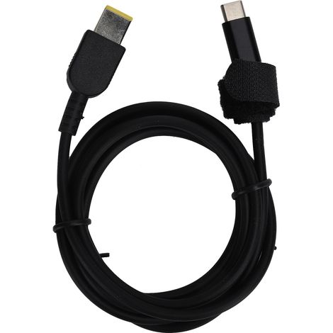 Câble de charge rapide pour ordinateur portable JORINDO, Type C vers port carré avec broche, cordon d'alimentation PD 65W, 1,5 mètre (1/5)