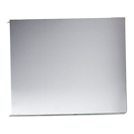 Plaque Obturateur L500xH400xP25mm inox pour hotte