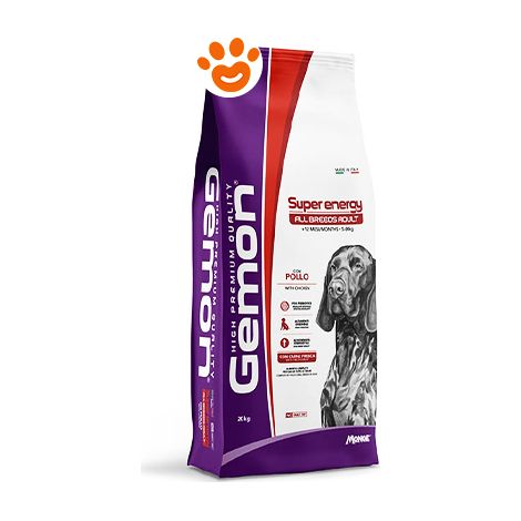 Monge Gemon Dog All Breeds Super Energy con Pollo - Monge Gemon Dog All Breeds Super Energy con Pollo - Sacco Da 20 Kg