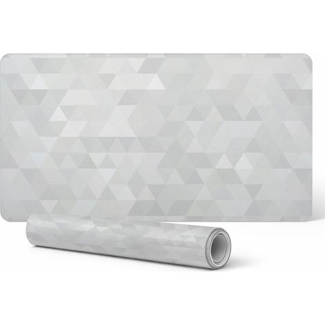 Alfombrilla de escritorio para dise帽adores gr谩ficos y dise帽adores, estampado geom茅trico, 90x45 cm.
