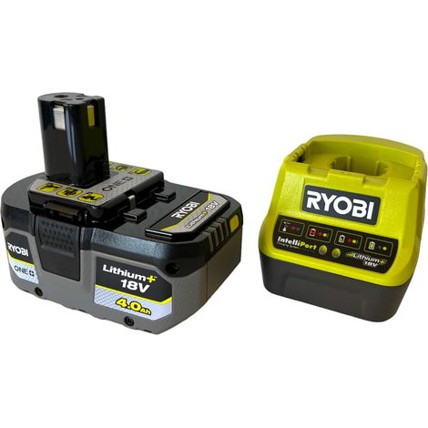 Pack Batterie 4,0Ah 18V One+ LithiumPlus et Chargeur Rapide 2.0Ah RC18120-140X (1/5)