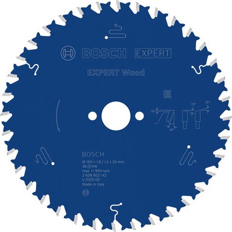 Bosch Wood Circular Saw Blade 160 x 1.8/1.2 x 20 mm T36 2608902142