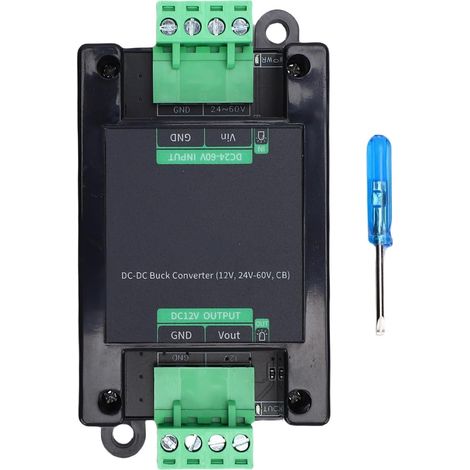 Convertisseur de Tension d'alimentation CC vers CC Non isolé, 4,8-12 W, Bornier, Boucle de Montage sur Rail de Guidage, Haute efficacité, Limitation de Courant, Arrêt Thermique (1/5)