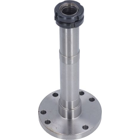 Mandrino per mini tornio 180, piastra frontale del mandrino, diametro foro 20 mm, mandrino di ricambio in acciaio per mini tornio MX 180D 7x12 8x14, macchina 180 con 2 dadi