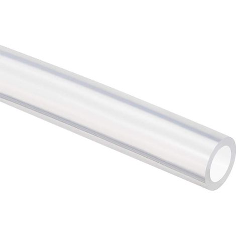 Tuyau 7.9mm ID x 11.1mm OD 2m Flexible Silicone Caoutchouc Tube Air Tuyau Eau Tube pour Pompe Transfert Transparent (1/4)