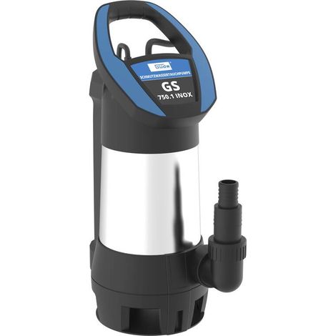 Güde – Pompe immergée 750W pour eaux sales – Débit max 15000 l/h – Hauteur de refoulement 8 m – Acier inoxydable – Capteur réglable (1/2)