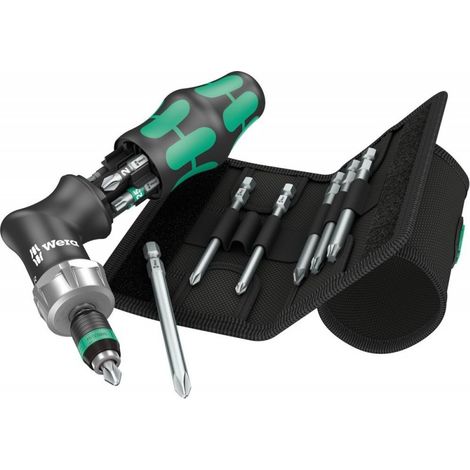 Wera Kraftform Kompakt Pistol RA 4 carraca reversible negra (1/5)