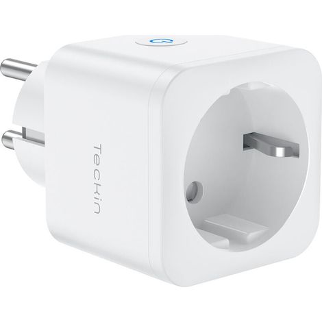 Teckin Prise Connectée SP21-1 WiFi 16A Compatible avec Alexa, Google Home, Siri, Commande Vocale, Contrôle à Distance, Minuterie et Horaire, Aucun Hub Requis (1 Paquet) (1/4)