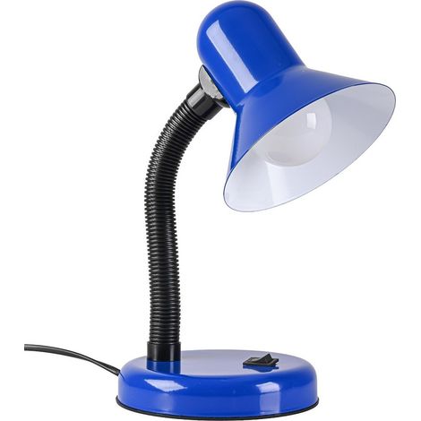 Lampe de bureau Mentor bleue 1xE27 (1/5)