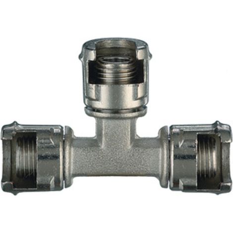 ANI 12/B RACCORDO DI GIUNZIONE A T ATTACCO 1/4- ANI.OFFICINE MECCANICHE- 1,0 pz