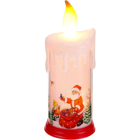 Lumières artificielles, motifs lumineux du Père Noël, lumières électriques (1/5)